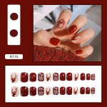 Nail Art Sheets Manufacturer - Wholesale 2024 Red Series Christmas Exclusive ABS