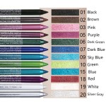 Eyeliner Gel Pen Manufacturer - Wholesale 2-in-1 14-Color Waterproof Pearl Shadow