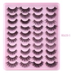 False Eyelashes Factory - 20 Pairs Mixed Natural Dense Mink Synthetic Fiber