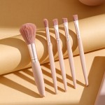 Makeup Brush Set Manufacturer - Hot Sale 5-Piece Soft Hair Portable Mirror Box