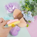 Powder Puff Factory - Custom Logo Velvet Heart Shape Triangle Soft Cosmetic Sponge