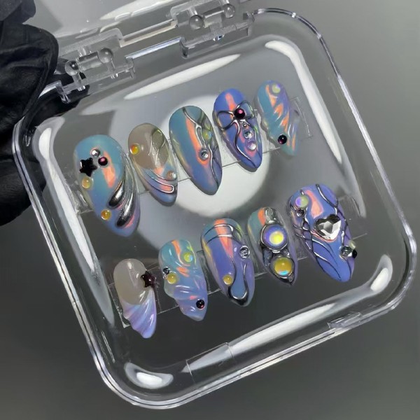 Ballerina Nails Manufacturer - Wholesale Custom 3D High Quality French Pointed ABS