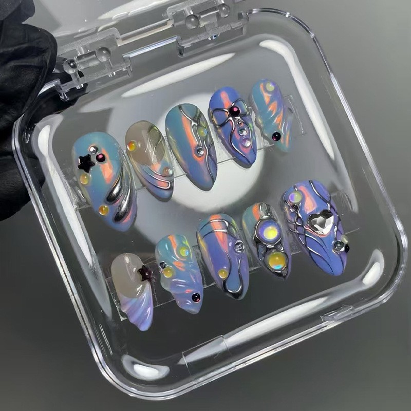 Ballerina Nails Manufacturer - Wholesale Custom 3D High Quality French Pointed ABS