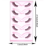 False Eyelashes Supplier - European American Fox Eye 5D Fluffy Thick Curly Mink