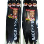 Hair Extensions Factory - Wholesale 26 Inch 300g 3X3 Synthetic Pre-Stretched Hot Water