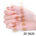 Nail Decals Factory - High-Style Marble Effect 3D Polish Resin Full Sticker Press-Ons