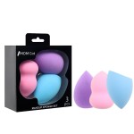 Makeup Sponge Set Factory - Custom 3-Pack Teardrop Gourd Slant Cut Blender Set