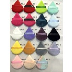 Powder Puff Factory - Custom Logo Velvet Heart Shape Triangle Soft Cosmetic Sponge