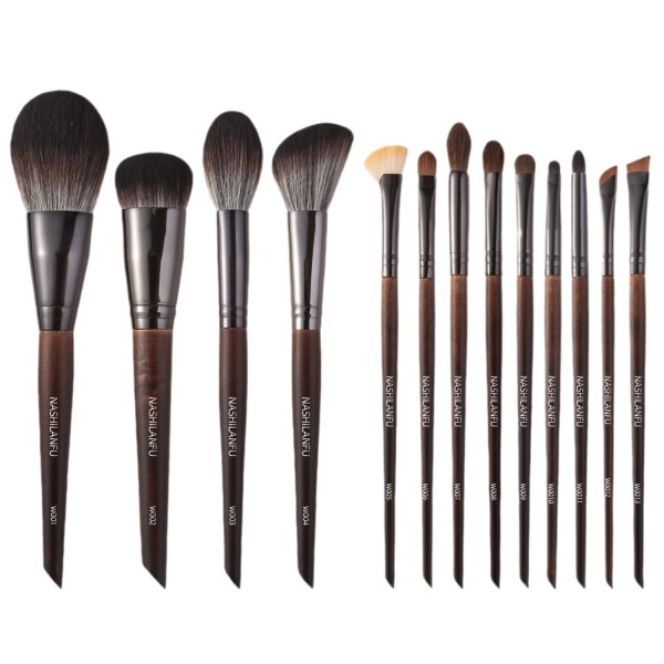 Makeup Brush Set Factory - Wholesale 13-Piece Luxury Goat Hair Custom Logo