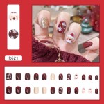 Nail Art Sheets Manufacturer - Wholesale 2024 Red Series Christmas Exclusive ABS