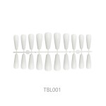 False Nails Supplier - 20-Piece Long Ballet with ABS Coffin Almond Patterns