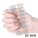 Nail Decals Factory - High-Style Marble Effect 3D Polish Resin Full Sticker Press-Ons