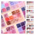 Nail Strips Supplier - Wholesale 288-Piece ABS Solid Color 12 Glossy Colors