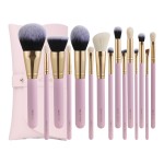 Makeup Brush Set Supplier - Gracedo 15pcs Premium Pink Foundation Blush Concealer