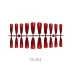 False Nails Supplier - 20-Piece Long Ballet with ABS Coffin Almond Patterns