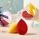 Makeup Sponge Manufacturer - Hot Selling Heart-Shaped Egg-Design 2pcs Valentine Set