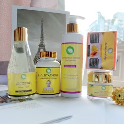 美白皂套装供应商-美白和抗衰老护肤套装含谷胱甘肽用于身体