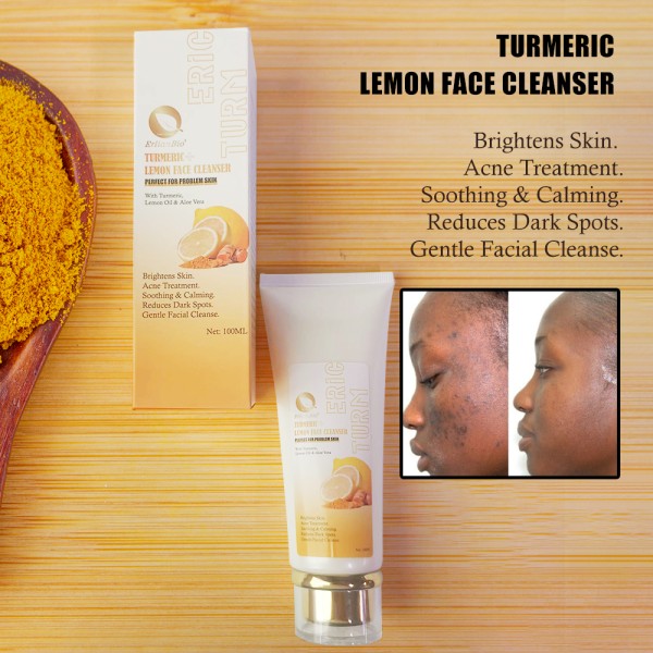 Facial Cleanser Factory - Top Quality Acne Treatment Remove Dark Spot Best Skin Care Turmeric