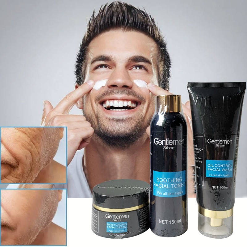SkinCare Kit Manufacturer - Private Label Men's Oil Control Anti-Acne Acid Face Wash Moisturizing