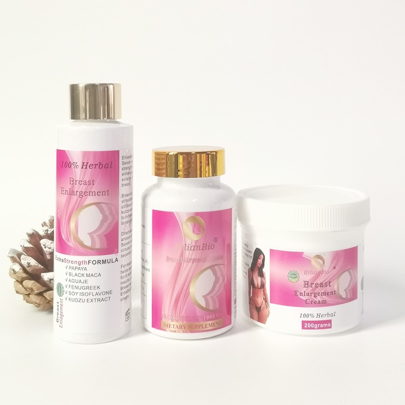Breast Bigger Cream Supplier - Best Result Cream + Oil and Supplement Enlarge Chest Set 3 in 1