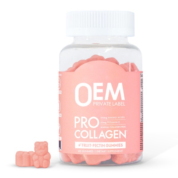 Collagen Gummies Manufacturer - Bear Shape Private Label Natural Organic Skin Whitening