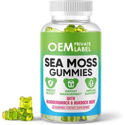 Sea Moss Gummies Supplier - Halal GMP Certified Vitamins Natural Organic Beauty Wholesale