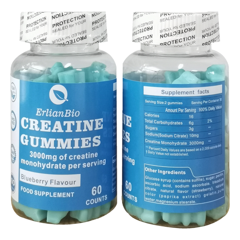 Creatine Gummies Factory - Private Label Monohydrate Pre Workout Vegan Improve Immunity