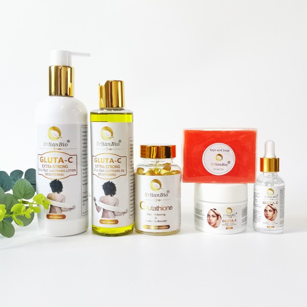 Skincare Sets Manufacturer - Private Label Glutathione Whitening Product Sets 24 Hours Moisturizing