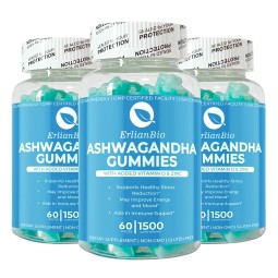 Ashwagandha Gummies Supplier - OEM Private Label Vegan Pectin Candy Stress Relief