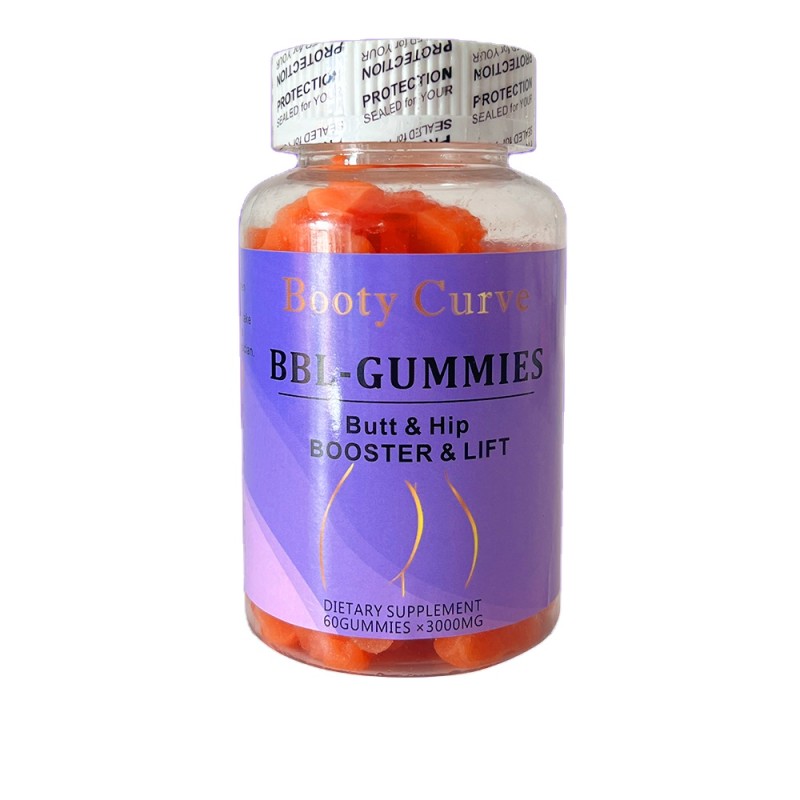 BBL Gummies Supplier - Custom Logo Maca Root Butt Firming BBL Booster Gummies