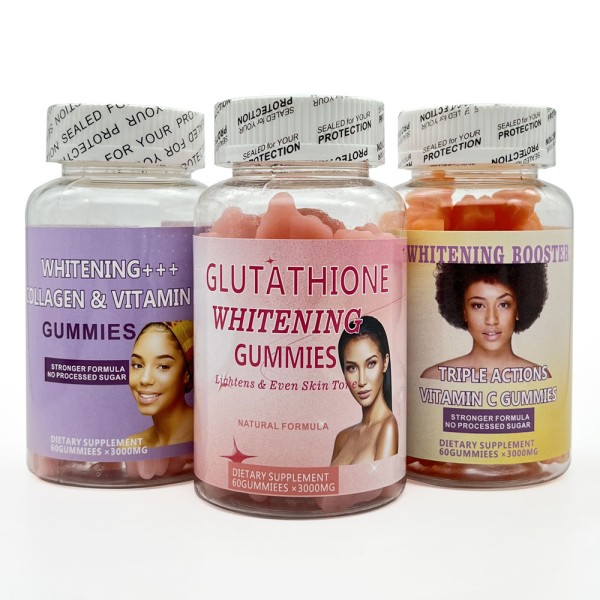 Whitening Booster Factory - Customize 3000mg-5000mg Glutathione No Side Effect Gummies Pills