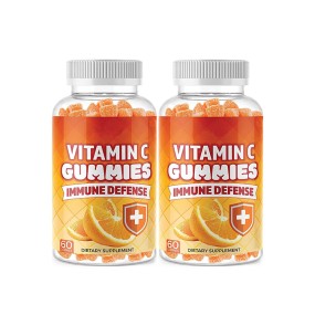 Vitamin C Gummies Manufacturer - 100% Orange Favor Natural Organic Immune Booster Vegetable Candy