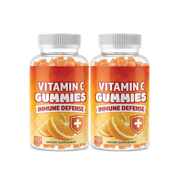 Vitamin C Gummies Manufacturer - 100% Orange Favor Natural Organic Immune Booster Vegetable Candy