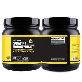 Creatine Monohydrate Manufacturer - Factory Custom Wholesale Pure Micronized Powder 500 Grams