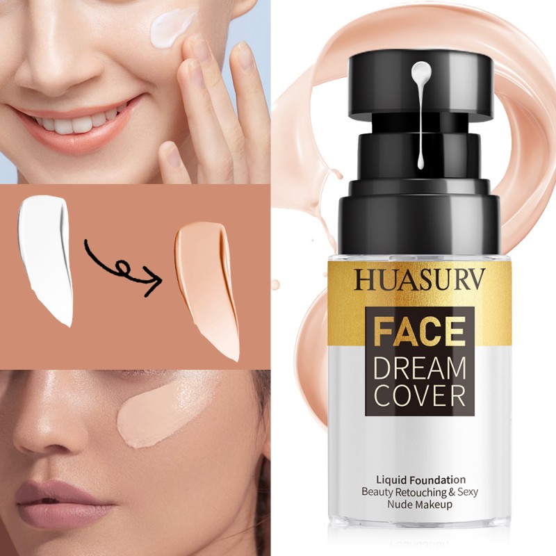 液体遮瑕供应商-HUASURV立体提亮防水全天
