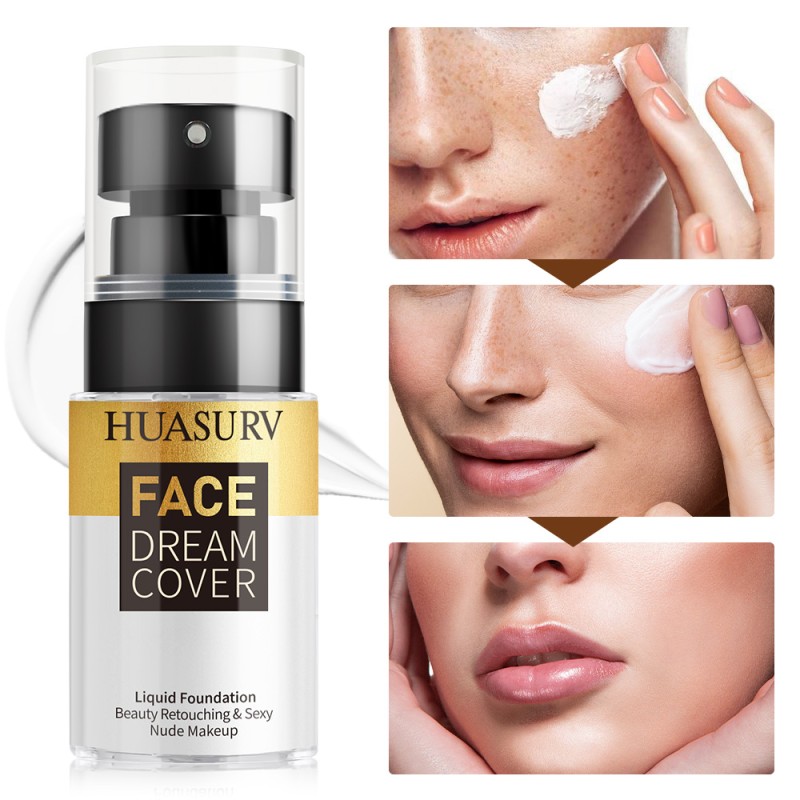 Liquid Concealer Supplier - HUASURV Three-dimensional Brightening Waterproof All-day