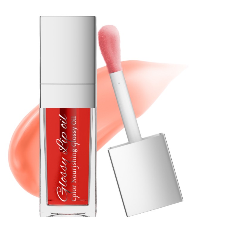 Cream Lipstick Supplier - 4 Colors Glossy Donut Shape Fluorescent Light Non-stick