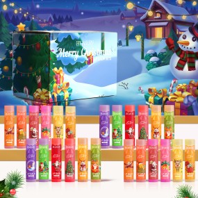 Christmas Lip Balm Factory - HUASURV Wholesale Glossy Vegan Nourishing Fruit Flavored