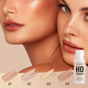 Liquid Foundation Manufacturer - HUASURV Full Coverage Waterproof Color Changing Matte