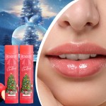 圣诞润唇膏源头工厂-HUASURV批发光泽纯素滋养水果味