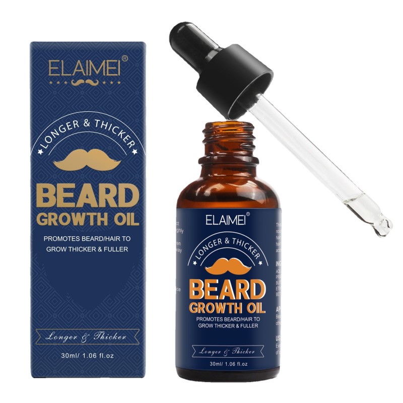 Beard Serum Supplier - Beards Nourish Hydrate Thicken Promote Beard Growth Essential Oil Serum