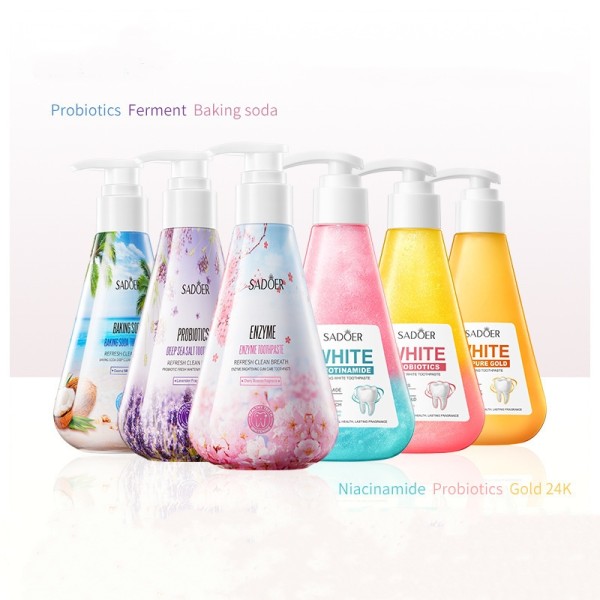 Toothpaste Factory - Dental Fragrance Stain Removal Enzymes Tooth Paste Whitening Refreshing Gel Toothpaste