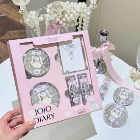 Makeup Box Set Supplier - Cute Pink Makeup Box Set Air Cushion Foundation Soft Setting Powder Lipstick