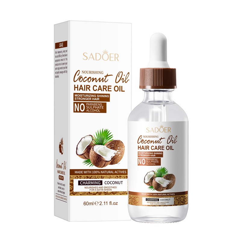 Hair Serum Oil Manufacturer - Coconut Hair Care Oil Nourishing Smooth Soft Enhance Shine Serum