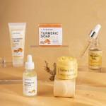 Skin Care Set Manufacturer - Brightening Natural Organic Vitamin C Turmeric Face Cream Serum Soap Set