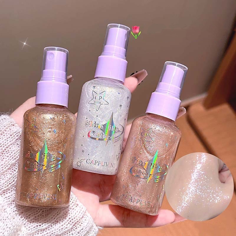 Highlighter Supplier - Makeup Highlight Bronzer Diamond Flash Face Body Shimmer Glitter Powder