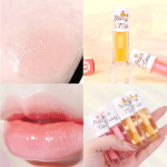 Lip Oil Manufacturer - Wholesale Honey Peach Transparent Lip Oil Repair Moisturizing Plump Lips Essence