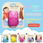 Paper Soap Manufacturer - Cute Custom Organic Paper Soap Herbal Ingredients Portable Hand Wash 50pcs