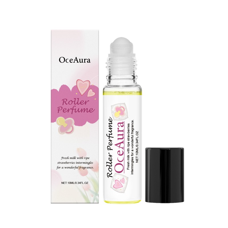 Perfume Supplier - Mini Portable Roller Ball Women's Perfume Gentle Sweet Long-lasting Strawberry