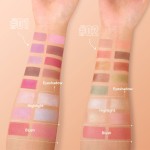 Makeup Palette Factory - 3-in-1 Notebook Eye Shadow Highlighter Blush Makeup Book Palette 3 Layers